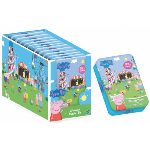 Peppa Pig Puzzle Tin - 48 Pce Puzzle (3+ YRS) (E.O.L.) - SAVE 10% !!