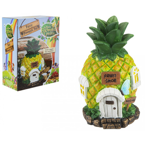 The Enchanted Garden Fairy Pineapple Shelter (12x11x21cm) (E.O.L.) - SAVE 20% !!