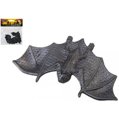 Haunted House Scary Black Bats 15cm (PACK OF 6) (E.O.L.) - SAVE 10% !!