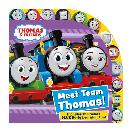TT Tabbed Board Book - Meet Team Thomas! (H/B)