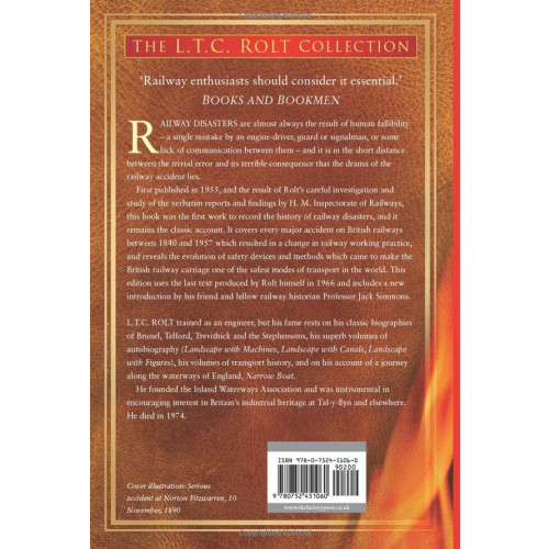 Red For Danger .... The Classic History of British Railway Disasters (L.T.C. Rolt, PB, 264pp)