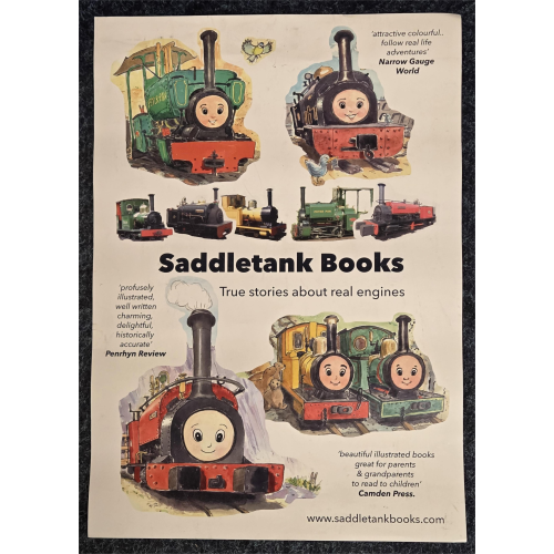 Saddletank Books Point of Sale A3 Poster (NEW)