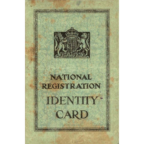 Replica National Registration Identity Card - Adult (WW2) (NEW)