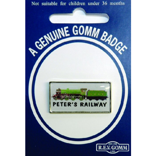 Peter's Railway - Oblong Enamel Badge (30x15mm) (carded)