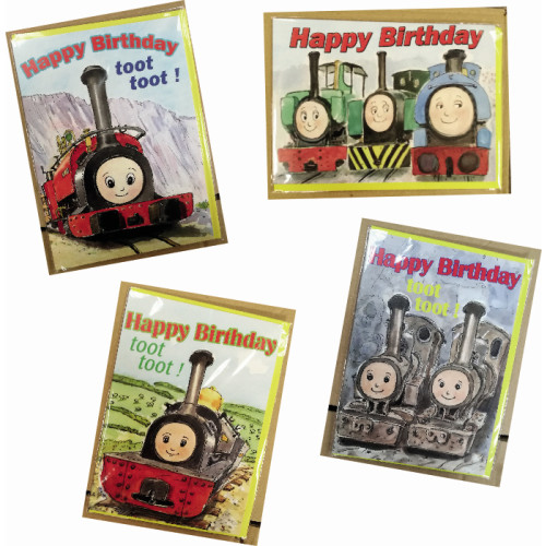 Alice & Friends Birthday Cards (4 asstd.)