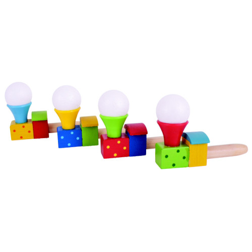 Bigjigs Puffing Trains with Ball (display box) (3 Yrs+)