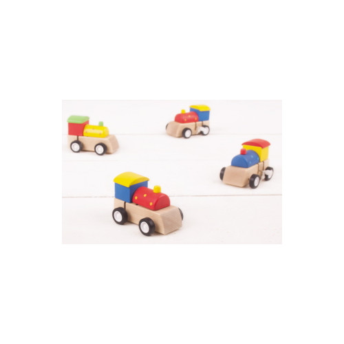Bigjigs Clockwork Wooden Trains (display box) (3 Yrs+)