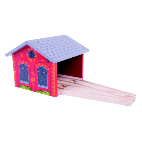 Bigjigs Double Engine Shed