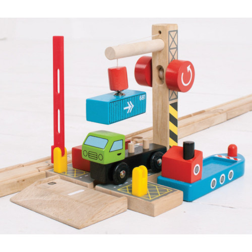 Bigjigs Container Shipping Yard