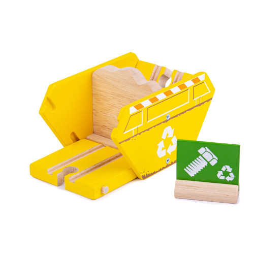 Bigjigs Recycling Skip (E.O.L.) - SAVE 15% !!