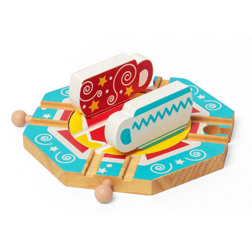 Bigjigs Fun Fair Tea Cup Turntable (E.O.L.) - SAVE 15% !!