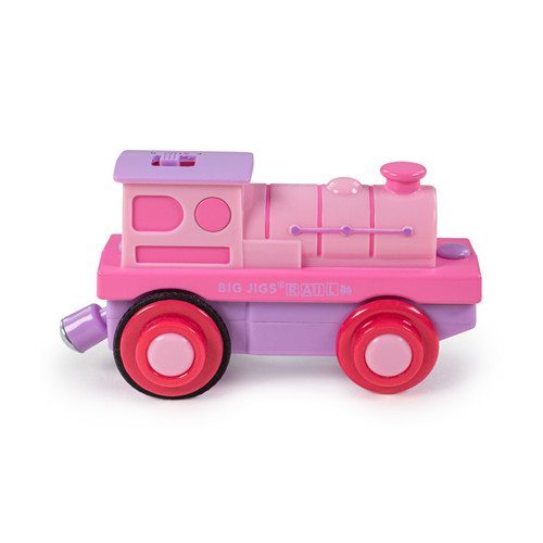 Bigjigs Battery Operated Powerful Pink Loco