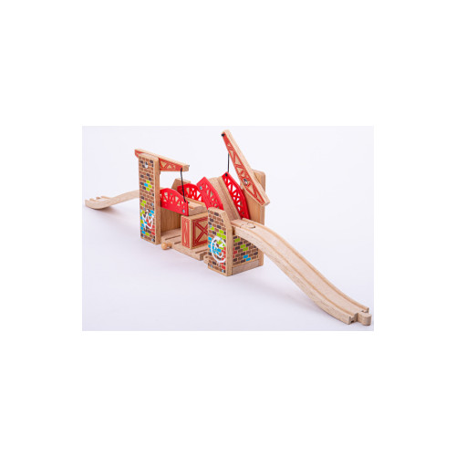 Bigjigs Double Lifting Graffiti Bridge (E.O.L.) - SAVE 20% !!