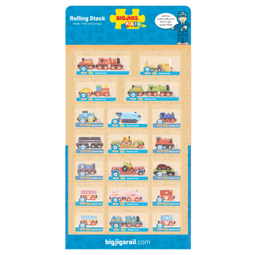 Bigjigs Rolling Stock Starter Pack (incl. 84 Vehicles) (Price & Contents subject to change)