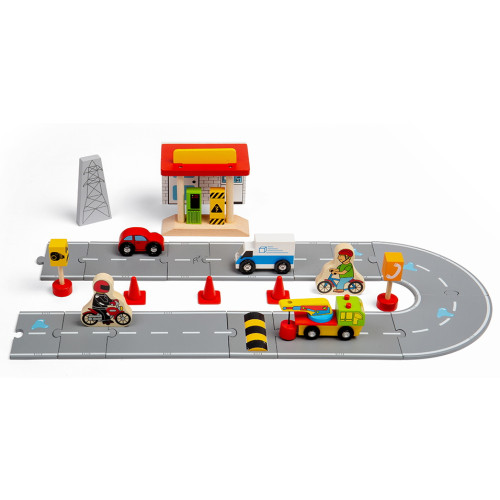 Bigjigs Roadway Accessory Pack (25 pce)