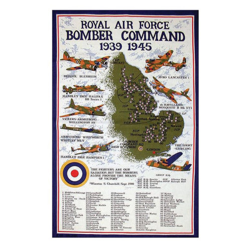 Tea Towel: Bomber Command (in clear hanger bag)