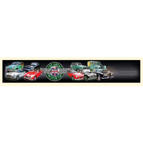 The Great British Motor Car Colour Print Bookmark
