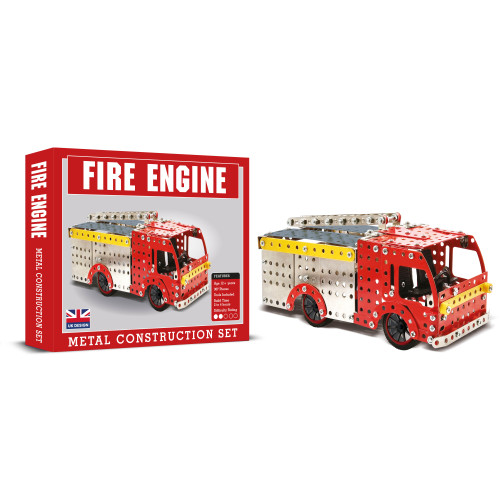 Fire Engine Metal Construction Set (307 Pces) (12+ YRS) (E.O.L.) - SAVE 10% !!