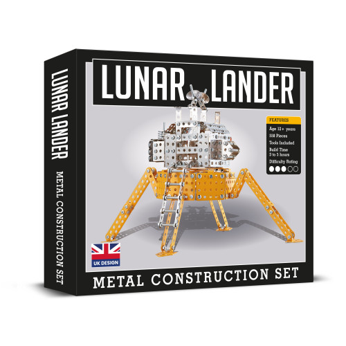 Lunar Lander Metal Construction Set (558 Pces) (12+ YRS) (E.O.L.) - SAVE 10% !!