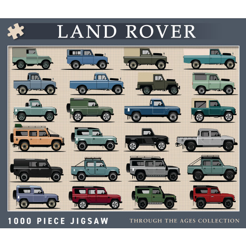 Jigsaw: Land Rover (Through The Ages Collection) (1000 Pce)