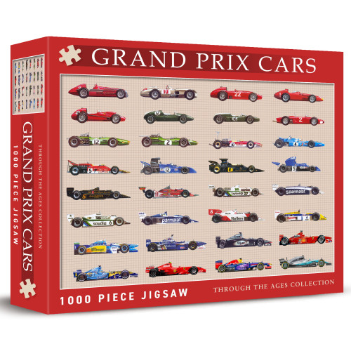 Jigsaw: Grand Prix Cars (Through The Ages Collection) (1000 Pce)