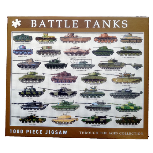 Jigsaw: Battle Tanks (Through The Ages Collection) (1000 Pce)