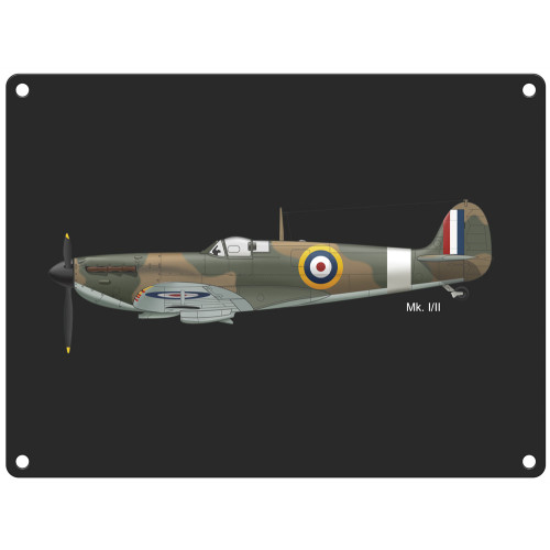 Metal Sign - Spitfire (150x200 mm)