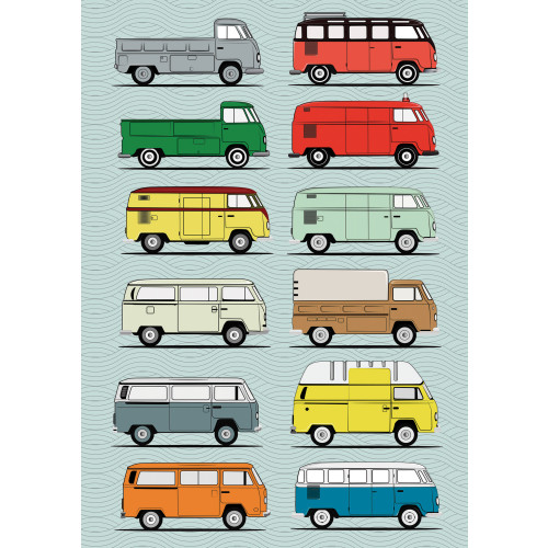 A5 Lined Journal - Camper Van (PB, 80 pages)