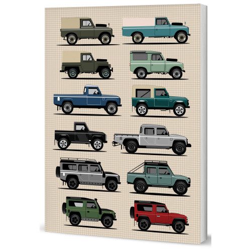 A5 Lined Journal - Land Rover (PB, 80 pages)