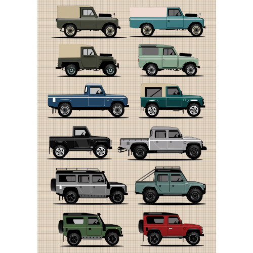 A5 Lined Journal - Land Rover (PB, 80 pages)
