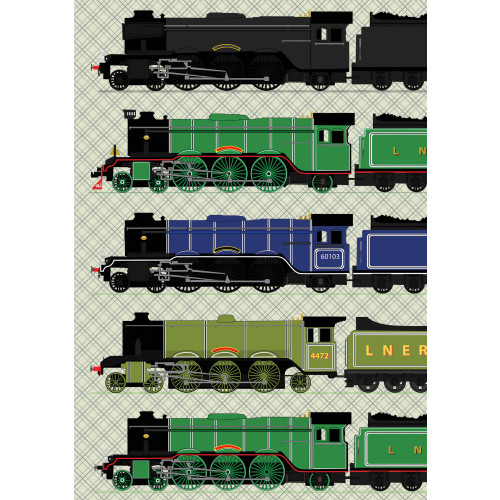 A5 Lined Journal - Flying Scotsman (PB, 80 pages)