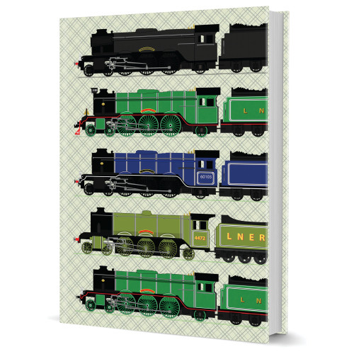 A5 Lined Notebook - Flying Scotsman (HB, 120 pages) (NEW)