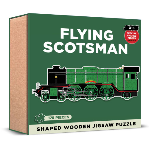 Shaped Wooden Jigsaw: Flying Scotsman (175 Pces)