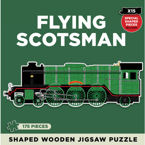 Shaped Wooden Jigsaw: Flying Scotsman (175 Pces)