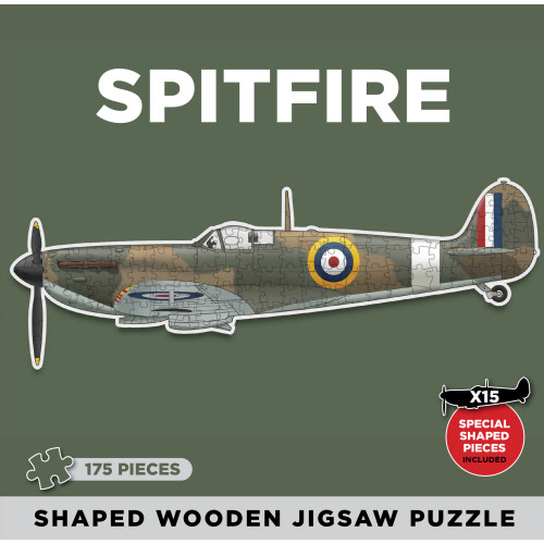 Shaped Wooden Jigsaw: Spitfire (170 Pces)