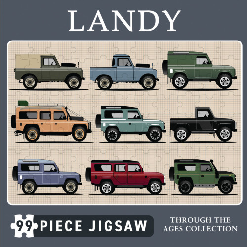 Jigsaw: Land Rover (Through The Ages Collection) (99 Pce) (NEW)