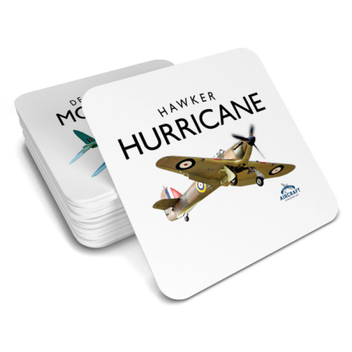 British Aircraft of WWI & WWII Coaster: Hawker Hurricane