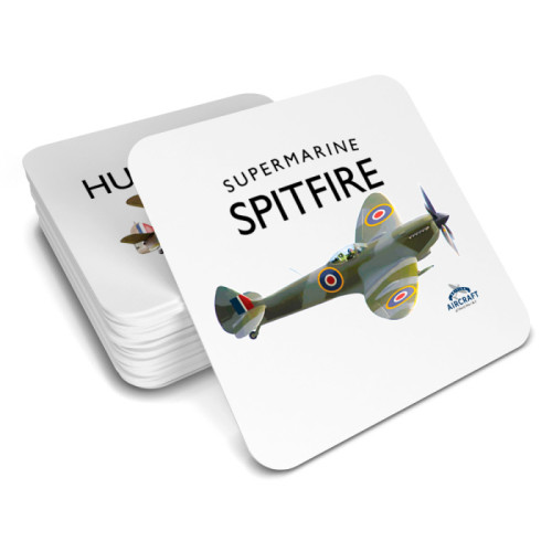 British Aircraft of WWI & WWII Coaster: Supermarine Spitfire