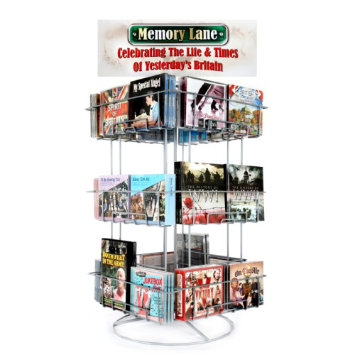 Memory Lane CD Counter-Top Spinner Display (24 Slots) (Supplied with &Acirc;&pound;35 Retail Value of Stock, net of VAT) (E.O.L.)