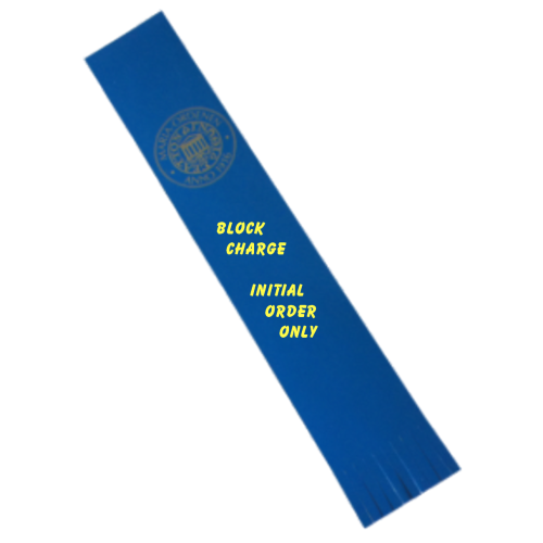 Leatherette Bookmark - BLOCK CHARGE