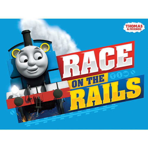 Thomas & Friends "Race on the Rails" Canvas Print (30 x 40cm) (E.O.L.) - SAVE 50% !!