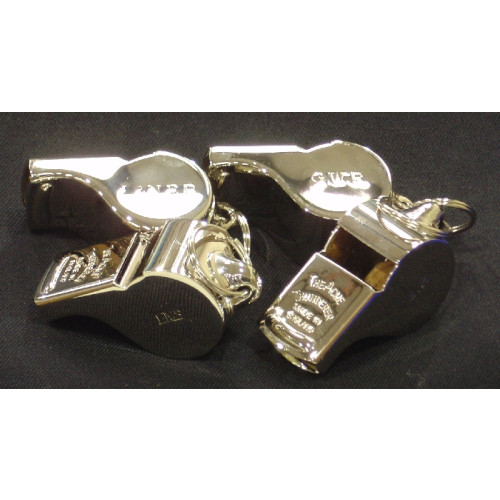 Metal Guards Whistle - Personalised (Stamped with company initials)