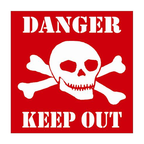 Replica E/S: Danger Keep Out