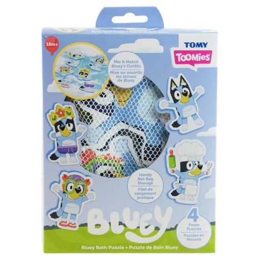 Toomies Bath Bluey Foam Bath Puzzle 8 Pce (18 MTHS +) (NEW)