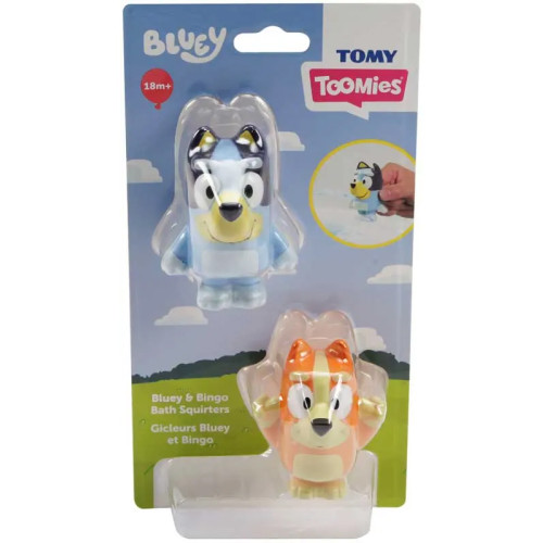 Toomies Bath Bluey Bath Squirters 2-Pack (18 MTHS +) (NEW)