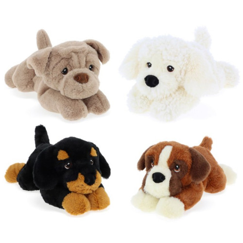 Keeleco 100% Recycled Soft Toy: Keelco 22cm Puppies (4 asstd.) (E.O.L.)