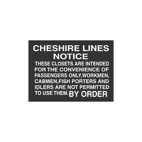 Replica E/S NRM: Cheshire Lines - Conveniences