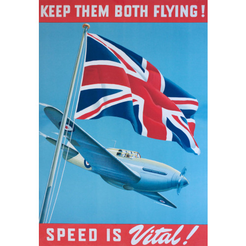 Poster (Spirit of Britain) - Keep Them Both Flying! (E.O.L.) - SAVE 15% !!