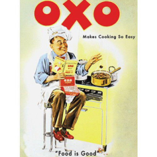 Metal Fridge Magnet (FH): Oxo