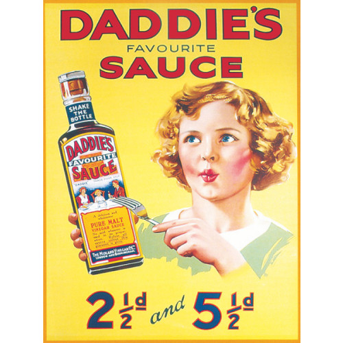 Metal Fridge Magnet (FH): Daddie's Sauce